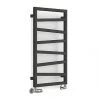 Terma Zig Zag Designer Towel Rail 835 x 500mm Black 1091BTU