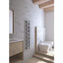 Terma Easy One Electric Towel Rail 1280 x 200mm Taupe 1023BTU -Towel Radiators Sales Store 873HR A2