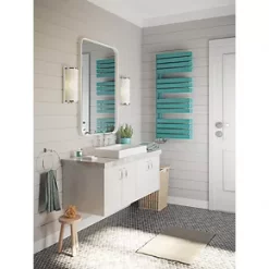 Terma Warp S Towel Rail 1110 x 500mm Teal 2605BTU -Towel Radiators Sales Store 913RH A2
