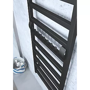Terma Simple Towel Rail Hanger Black 510mm 3 Terma Simple Towel Rail Hanger Black 510mm - Image 2