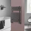 Towelrads Pisa Premium Towel Radiator 800 x 600mm Black 1539BTU 2 Towelrads Pisa Premium Towel Radiator 800 x 600mm Black 1539BTU -Towel Radiators Sales Store 940RY P