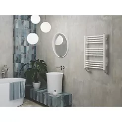 Terma Fiona Towel Rail 660 x 500mm White 985BTU 10 Terma Fiona Towel Rail 660 x 500mm White 985BTU -Towel Radiators Sales Store 955RH A2