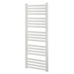 Blyss Angled Bar Towel Radiator 1200 x 500mm White 1777BTU