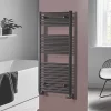 Towelrads Pisa Premium Towel Radiator 1200 x 600mm Black 2296BTU