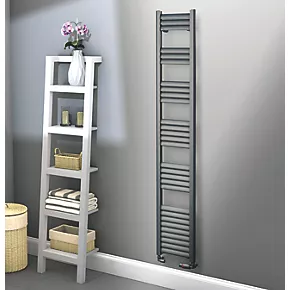 Towelrads Eton Designer Towel Radiator 1800 x 300mm Anthracite 1692BTU 4 Towelrads Eton Designer Towel Radiator 1800 x 300mm Anthracite 1692BTU - Image 2