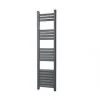 Towelrads Eton Designer Towel Radiator 1200 x 300mm Anthracite 1105BTU -Towel Radiators Sales Store 992RY P